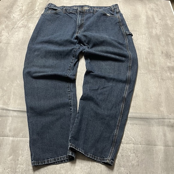 Dickies Carpenter Jeans Men's 40x30 Blue Denim Workwear Utility Pants - Picture 1 of 10